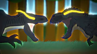 vastatosaurus rex vs 65 fasolasuchus // dinosaur battle // stick nodes pro animation