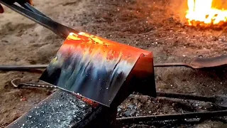 spade making~ handmade | how to make kudal | blacksmith