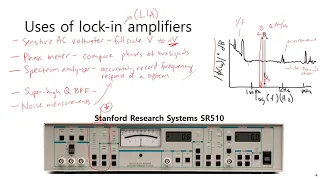 The Lock In Amplifier (LIA) (20210405 - In Class Lecture)