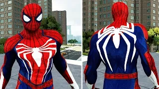 New PS4 Spider-man (2018) Free Roam Suit Gameplay - The Amazing Spider-man 2 (PC) MOD