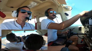 Approach & Landing at Almeria (LEAM) from Gibraltar (LXGB)