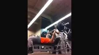 Bench press max out 2 pause rep sesh