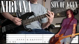 NIRVANA - Son of a gun - Bass cover W/tabs