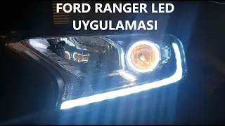 Ford  Ranger Kayar Led Uygulaması Nasıl Yapılır  // How To Make Ford Ranger Led Headlight Design