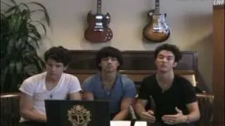 Jonas Brothers - Live Video Chat [07/05/09] (Part 2/5)