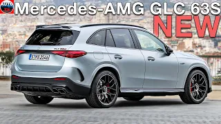 All NEW 2024 Mercedes-AMG GLC 63 S E PERFORMANCE - DRIVING, exterior & interior (High Tech Silver)