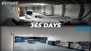 WORKSHOP RENOVATION   one year in 23min!