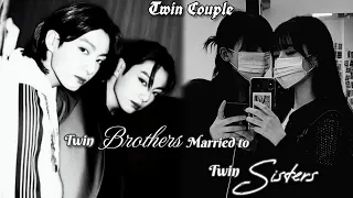 [TWIN COUPLE] Twins brothers married to twin sisters•||Pt.1||JEON JUNGKOOK FF|| #ff #bts