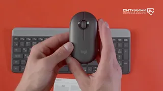 Распаковка комплекта (клавиатура+мышь) LOGITECH MK470 GRAPHITE