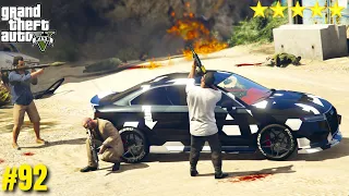 GTA 5 - Franklin, Michael and Trevor Five Star Escape From AMMU NATION # 92