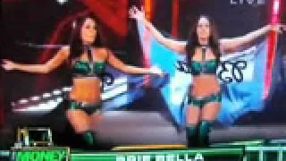 WWE Money In The Bank 2011 Brie Bella vs Kelly kelly