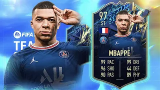 FIFA 22: KYLIAN MBAPPE 97 TOTS PLAYER REVIEW I FIFA 22 ULTIMATE TEAM