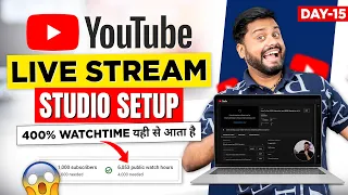 Youtube Live Streaming का सबसे Pro Level Setup || How To Do Live Stream Professionally In 2023