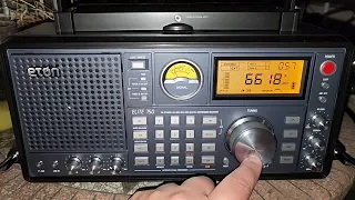 Eton Elite 750 on Trenton Military 6754 kHz and Gander Newfoundland Volmet 6604 kHz USB Shortwave
