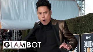 Jon M. Chu GLAMBOT: Behind the Scenes at Golden Globes | E! Red Carpet & Award Shows