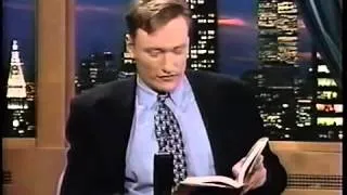 David Letterman's surprise appearance on "Late Night with Conan O'Brien"