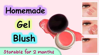 How to make gel blush at home | Diy gel blush | Homemade gel blush