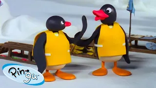 Pingu Uses Teamwork 🐧 | Pingu - Official Channel | Cartoons For Kids