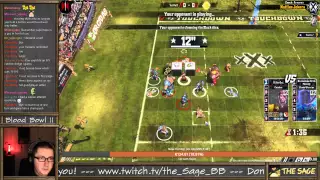 Humans Game 11 vs Chaos (the Sage plays Blood Bowl 2)