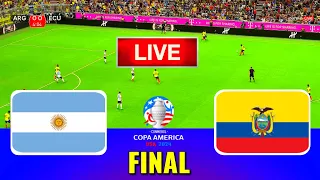 ARGENTINA vs ECUADOR - Copa America 2024 Final | Full Match All Goals | Live Football Match