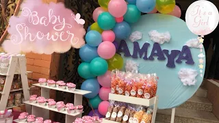 Baby Shower Amaya🍬🧁Candy Bar 🍭 #babyshower #Amaya #girl  #candybar #ideas