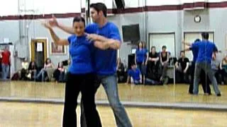 Nick Jay & Joanna Meinl - West Coast Swing Dance Routine @ WnY Warehouse