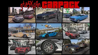 КАК УСТНОВИТЬ В Gta5KoRn Car Pack (48 cars)