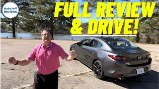 Luxury + Speed? 2022 Mazda 3 Turbo Review & Test Drive!