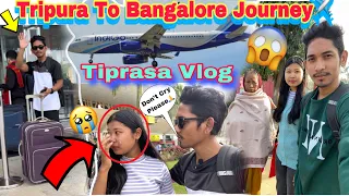 Finally Again Bangalore✈️ Ma Thangkha Jotono Yakarwi😭 | Tripura To Bangalore Journey🔥| #kokborok