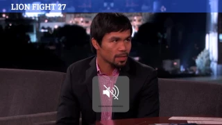 Great Time of Manny Pacquiao on Jimmy Kimmel Live even