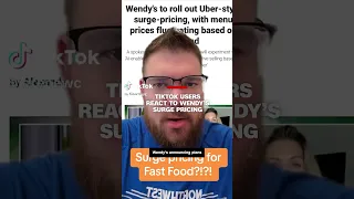 TikTok users react to Wendy's surge pricing