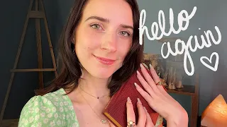 ASMR Gentle Tapping and Chatting 💕 Hello Again!