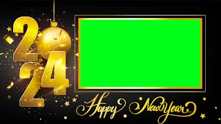 happy new year green screen || New year 2024 Green Screen video || Welcome 2024|Real Wedding FX|211