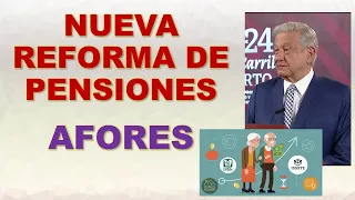 AMLO Nueva reforma de pensiones 2024 Afores