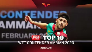 Top 10 Points from WTT Contender Amman 2023 | Presented by DHS