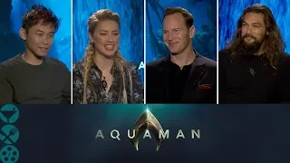 Aquaman (2018) Interview with Jason Momoa, Amber Heard & Cast