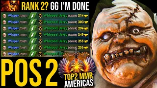 🔥 Top 2 MMR Americas — Wisper Pudge OUTPLAYED Rank 800 Shadow Fiend Mid | Pudge Official