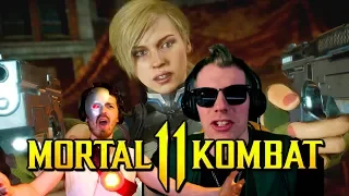 Johnny Cage & Kano REACT - MORTAL KOMBAT 11 Cassie Cage & Kano Reveal Trailer | MK11 PARODY!