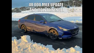 2021-2024 Hyundai Elantra 40,000 mile update