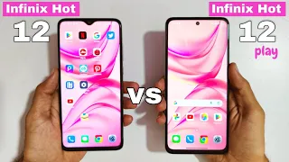 Infinix hot 12 vs Infinix hot 12 play Speed Test & Comparison