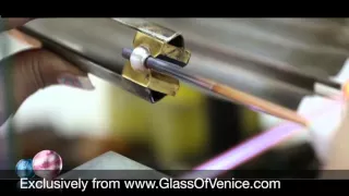 Making Murano Glass Beads: Silver Leaf | www.GlassOfVenice.com