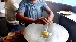 Fastest Guy In Surat Making Four Layer Egg Dish | Tadka Lahori At Sheetal Omlet | Indian Street Food