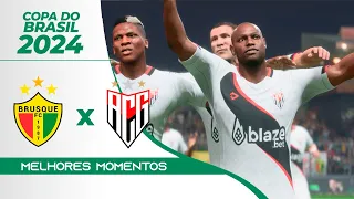 BRUSQUE X ATLÉTICO-GO | MELHORES MOMENTOS | COPA DO BRASIL 2024 | EA FC 2024