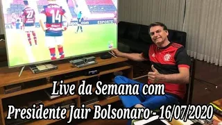 Live da Semana com Jair Bolsonaro - 16/07/2020