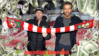 Ryan Reynolds and Rob McElhenney continue incredible generosity at Wrexham AFC