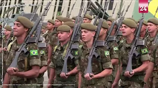 Brazil  military ceremony marks coup of 1964