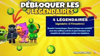 [ASTUCE] DÉBLOQUER LES 4 LÉGENDAIRES SUR BRAWL STARS !! (100%)