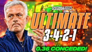 Mourinho's ULTIMATE 3-4-2-1 Quadruple Winning FM24 Tactics! | Best FM24 Tactics