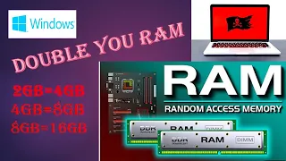How To Double You Pc Ram Speed /Best Performance 10X