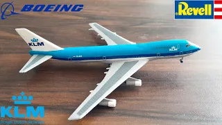 Revell 1/450 Boeing 747-200 KLM Timelapse Build